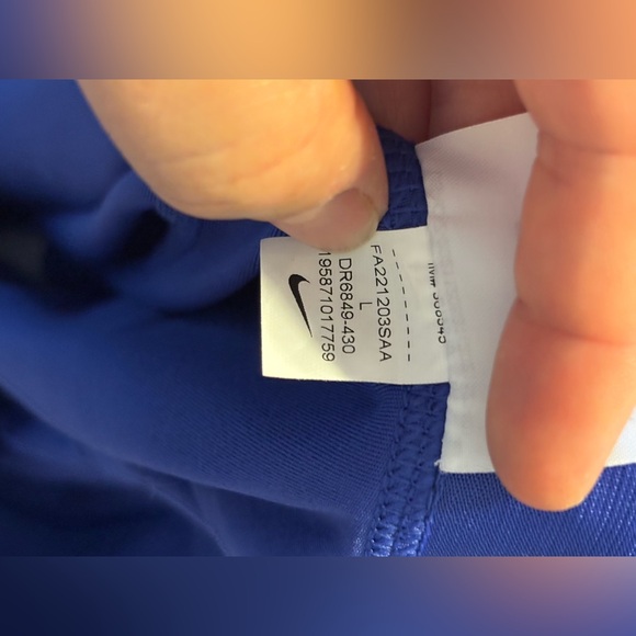 Nike Women's Royal Blue Pleated Tennis Skirt - Picture 4 of 6